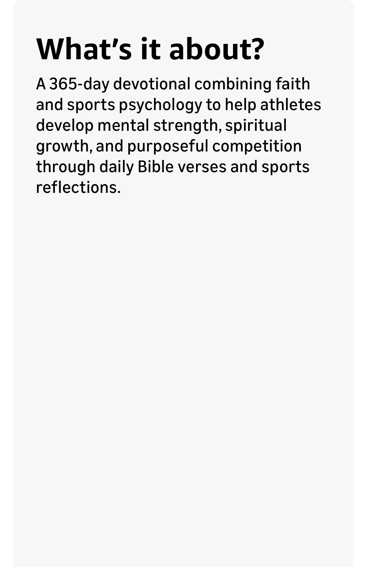 Mustard Seed Sports Mindset Devotional