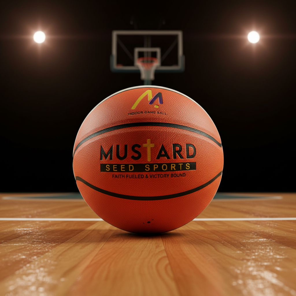 "Faith Over Fear" Elite Indoor Game Ball - Orange